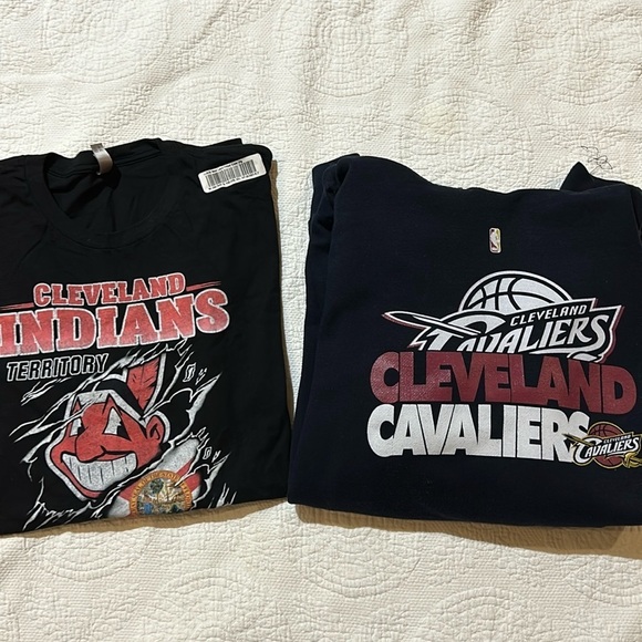 Cleveland Indians and Cleveland Cavaliers Bundle. 3XL - Picture 1 of 10
